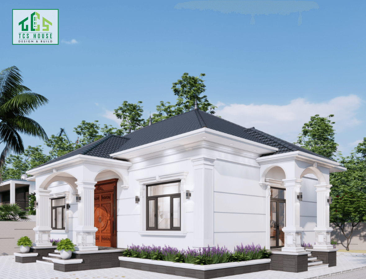 Mẫu nhà cấp 4 cổ điển