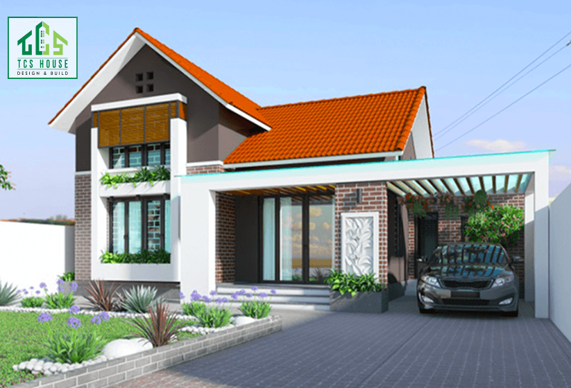 Mẫu nhà cấp 4 đẹp hiện đại 248