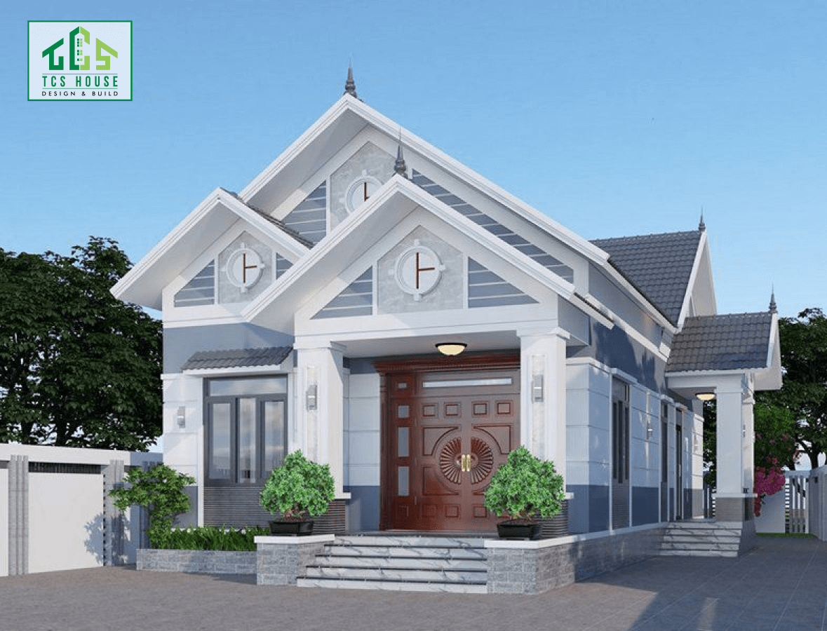 Mẫu nhà cấp 4 mái thái