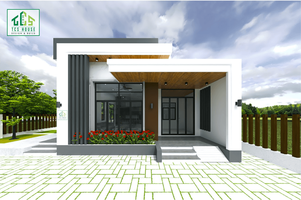mẫu nhà cấp 4 mái bằng giá rẻ