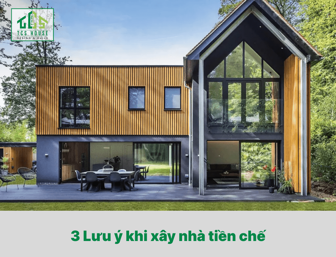Những lưu ý khi xây nhà tiền chế