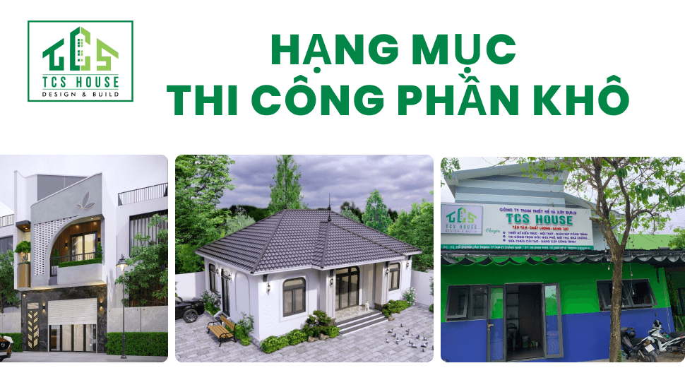 Các hạng mục thi công phần thô
