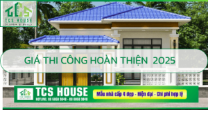 Bảng giá chi tiết thi công hoàn thiện 2025