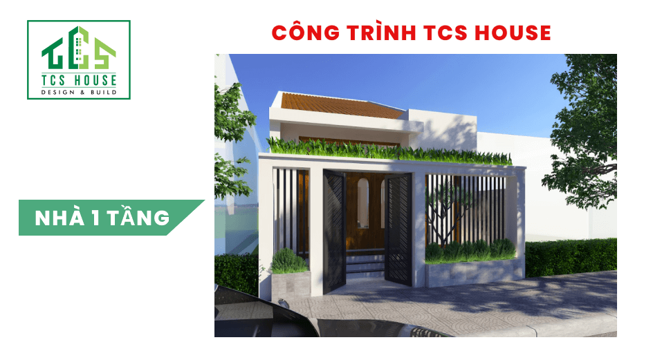 Công trình nhà một tầng đẹp