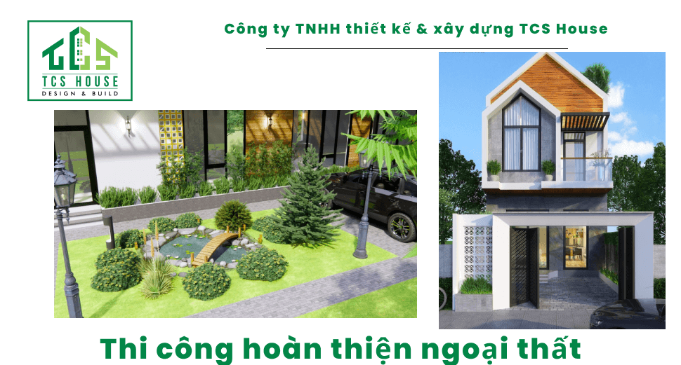 Thi công hoàn thiện ngoại thất