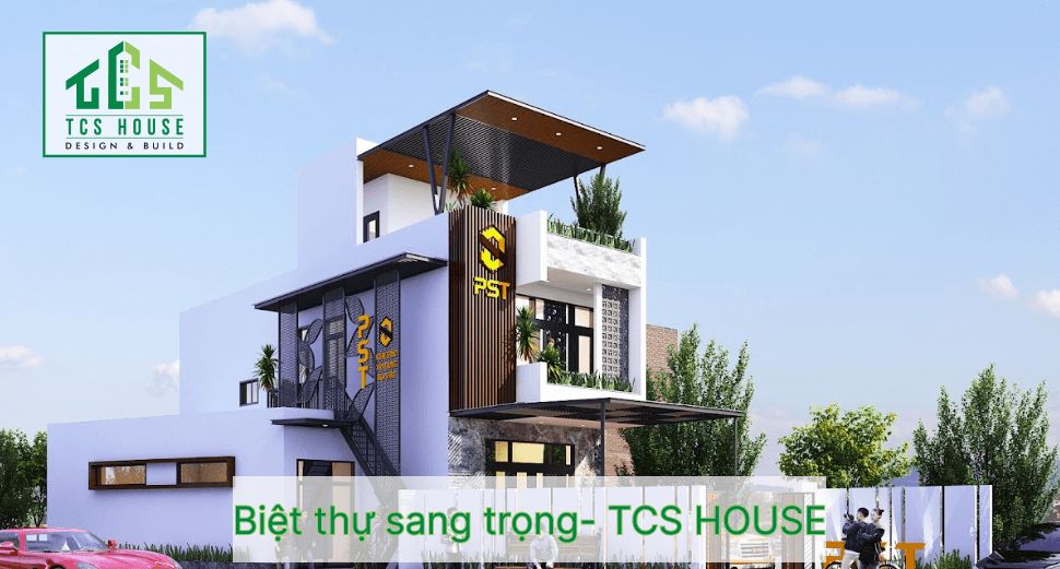 Biệt thự sang trọng được thiết kế và thi công trọn gói TCS HOUSE - Tam Kỳ