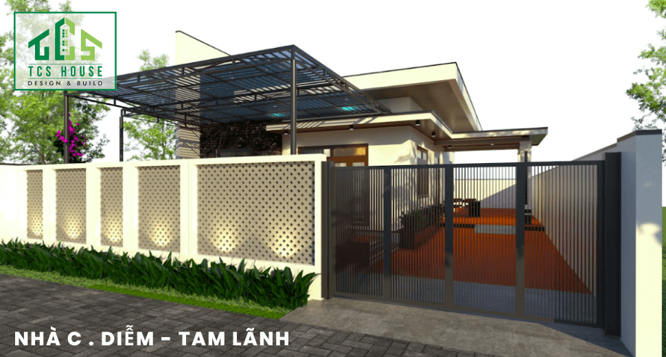 Cong trinh nha cap 4 dep tam lanh quang nam