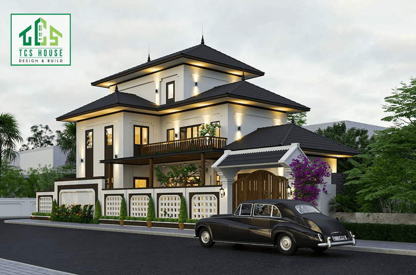 Biệt thự sân vườn rộng