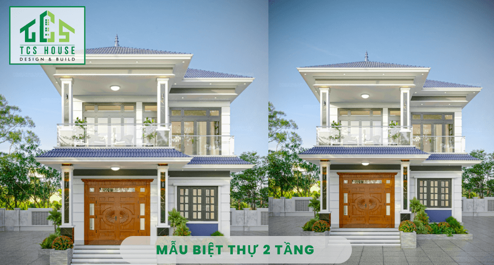 Biệt thự đẹp 2 tầng