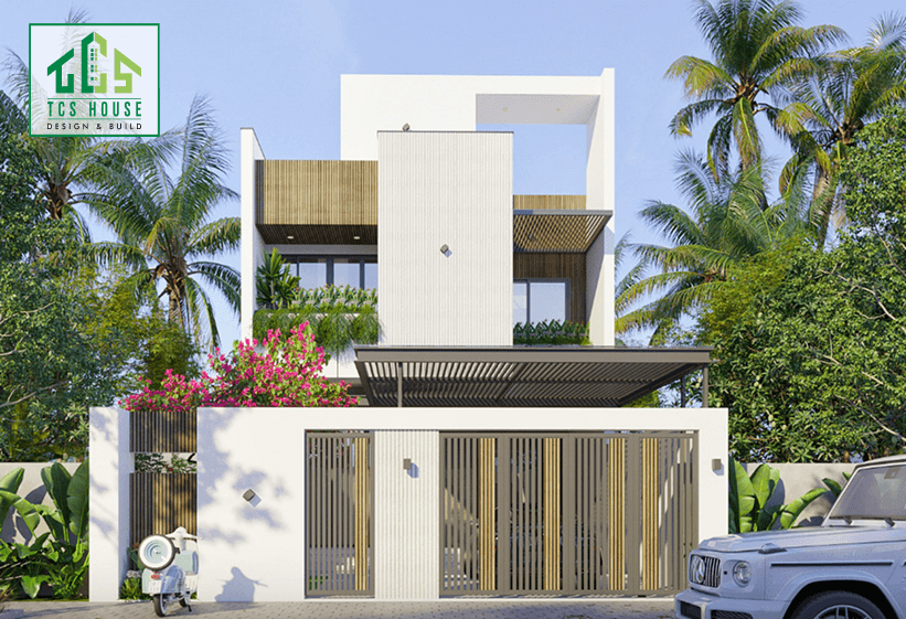Mẫu biệt thự 2 tầng mini đẹp giá rẻ