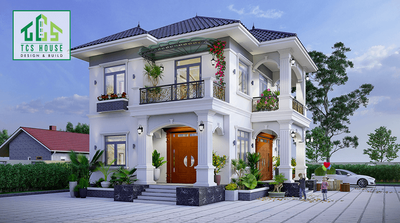 Mẫu biệt thự 2 tầng đẹp