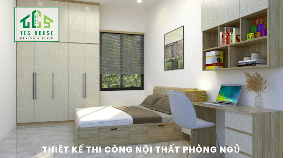 cong trinh thiet ke thi cong phong ngu tcs house