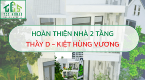 Hoàn thiện nhà 2 tầng thầy D kiệt Hùng Vương Tam Kỳ