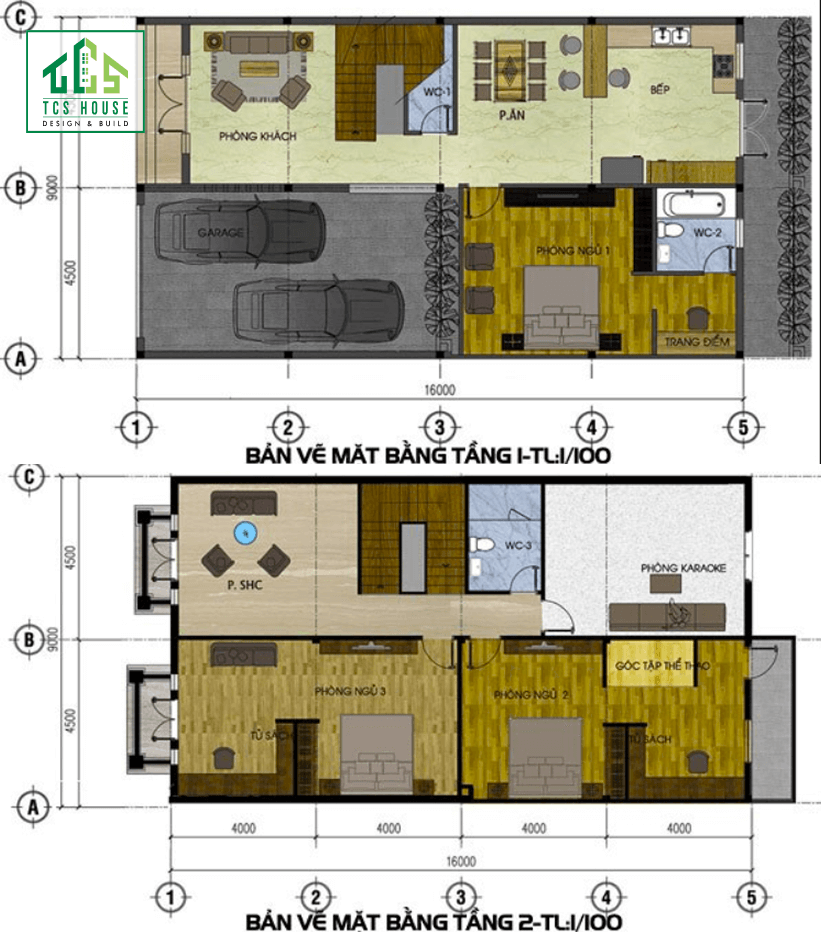 Công năng sử dụng biệt thự mini
