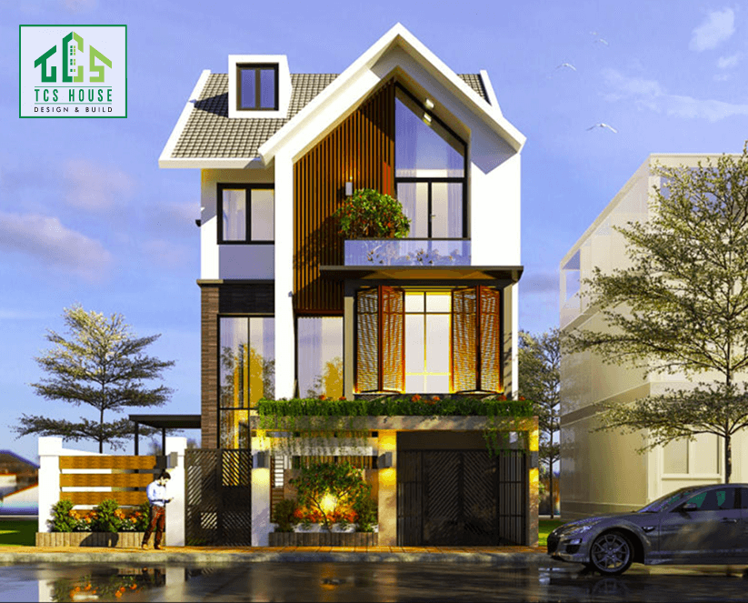 Thiết kế mái chóp độc đáo