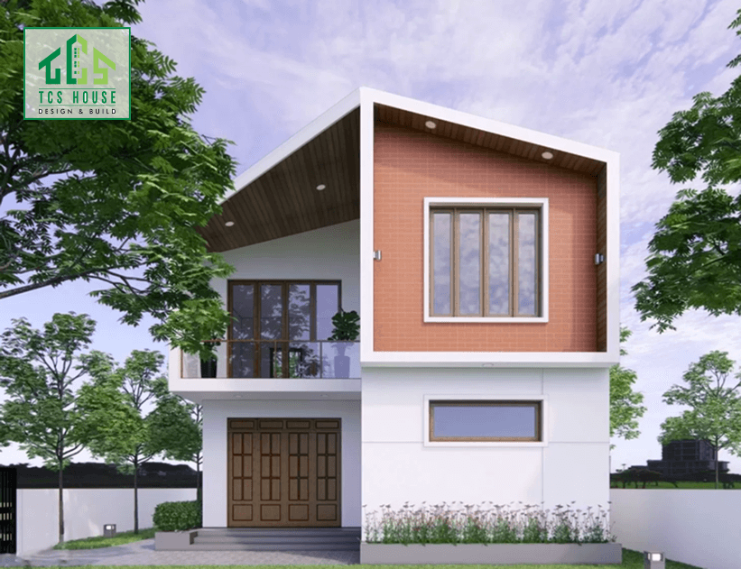 Thiết kế biệt thự 2 tầng nông thôn