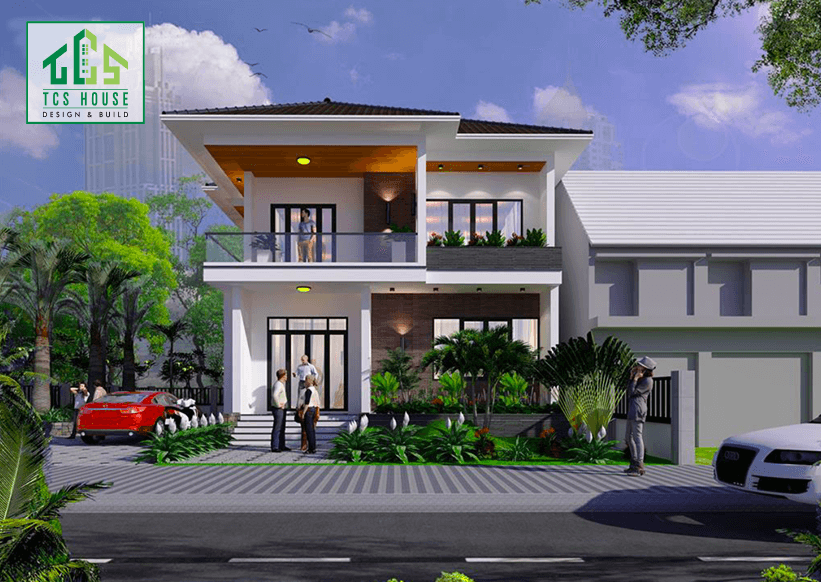 Thiết kế biệt thự có sân vườn