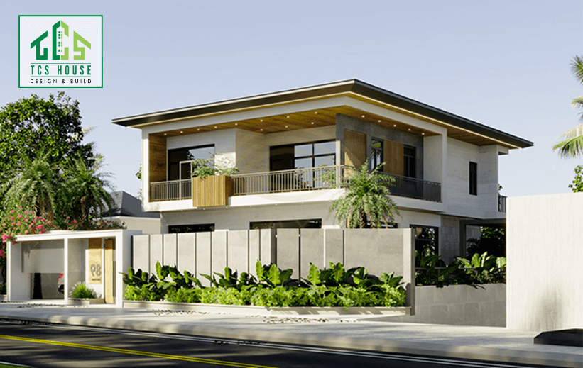 Mẫu biệt thự mái bằng