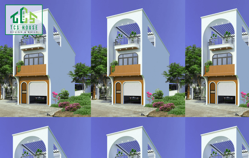 Mẫu thiết kế 3 Tầng Mặt Tiền 5m