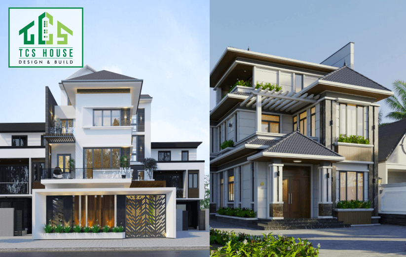Mẫu Nhà Phố 3 Tầng Mái Nhật