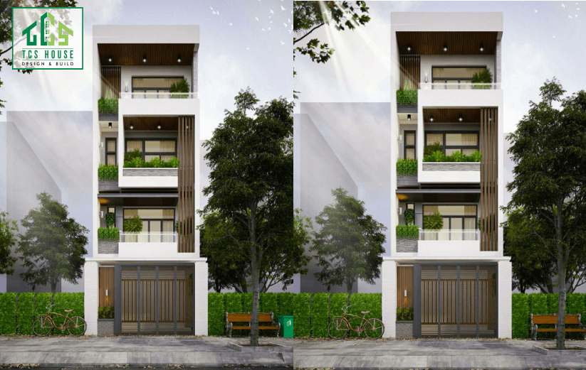 Mẫu nhà 4 tầng kết hợp kinh doanh minh họa 07