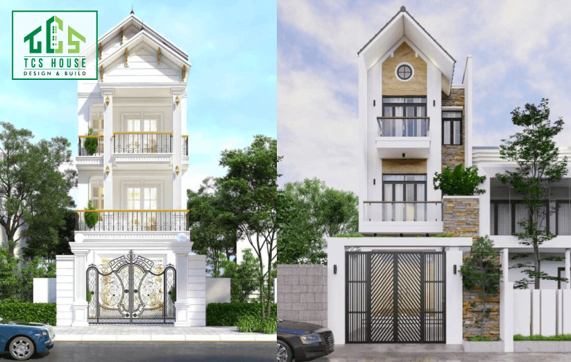 Những mẫu nhà mái thái mặt tiền 5m