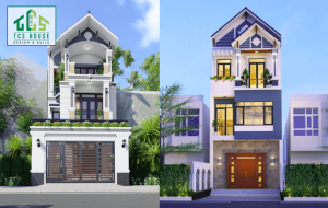 Nhà ống 3 tầng mái thái