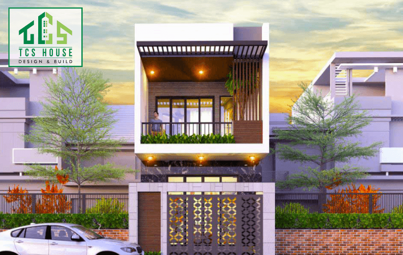 Mẫu nhà 2 tầng dành cho gia đình đông người