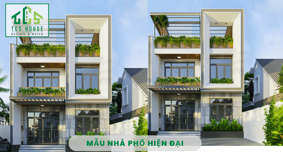 Nhà phố 2 tầng hiện đại