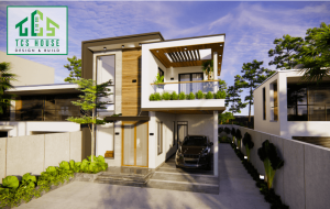 Mẫu 2 tầng biệt thự