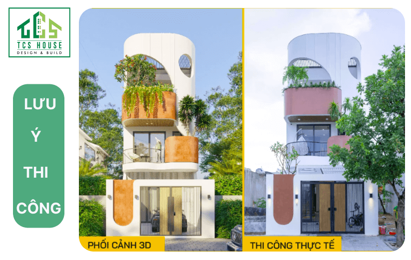 Lưu ý khi thi công nhà phố 3 tầng