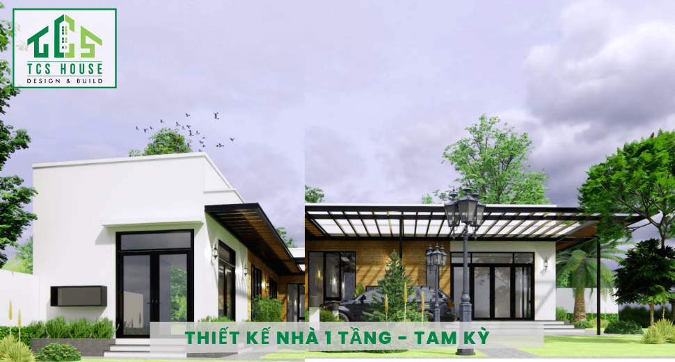Thiết kế nhà 1 tầng