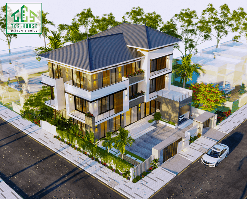 Tổng Hợp Mẫu Biệt Thự 3 Tầng Đẹp, Hiện Đại, Dẫn Đầu Xu Hướng 2025