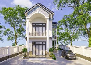 Top 25 mẫu biệt thự mini 2 tầng đẹp