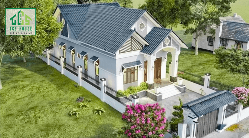Mẫu 28: Nhà có 5 phòng ngủ, phù hợp cho gia đình nhiều thế hệ