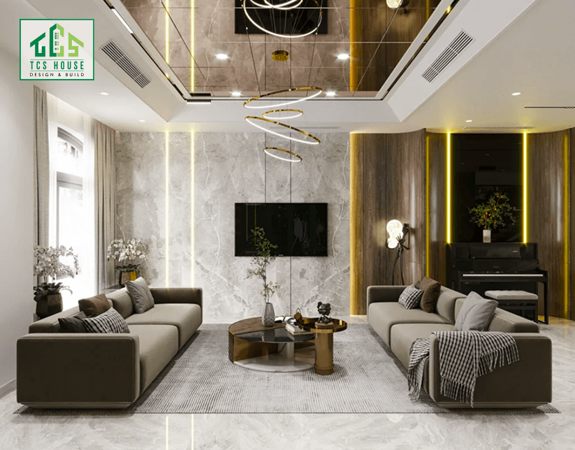 Mẫu 32: Chung cư với thiết kế nội thất thông minh.
