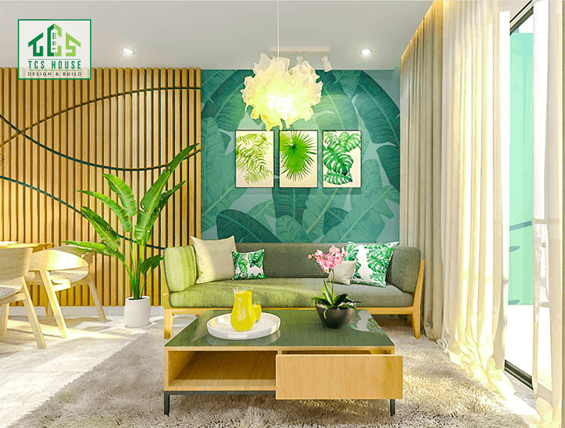 Mẫu 68: Căn hộ nhỏ nhưng có đầy đủ tiện ích cao cấp.