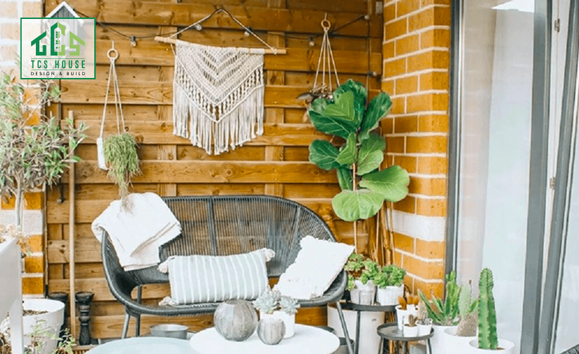 Mẫu 87: Thiết kế nội thất chung cư sử dụng đồ handmade.