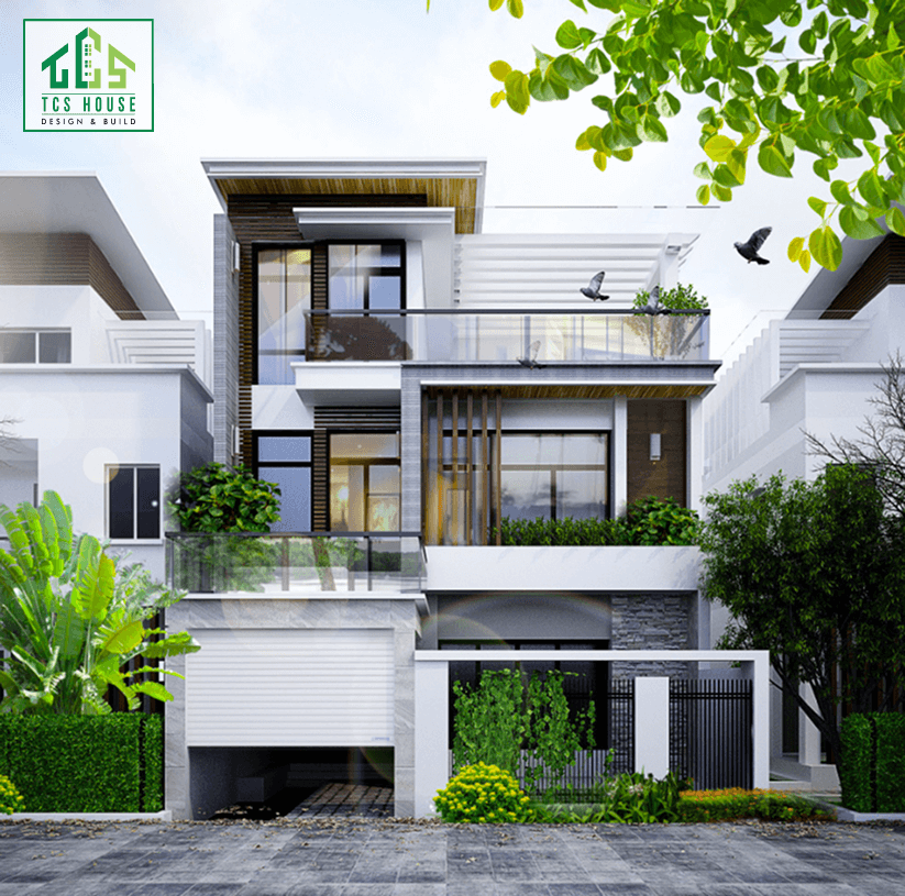 Biệt thự 3 tầng hiện đại