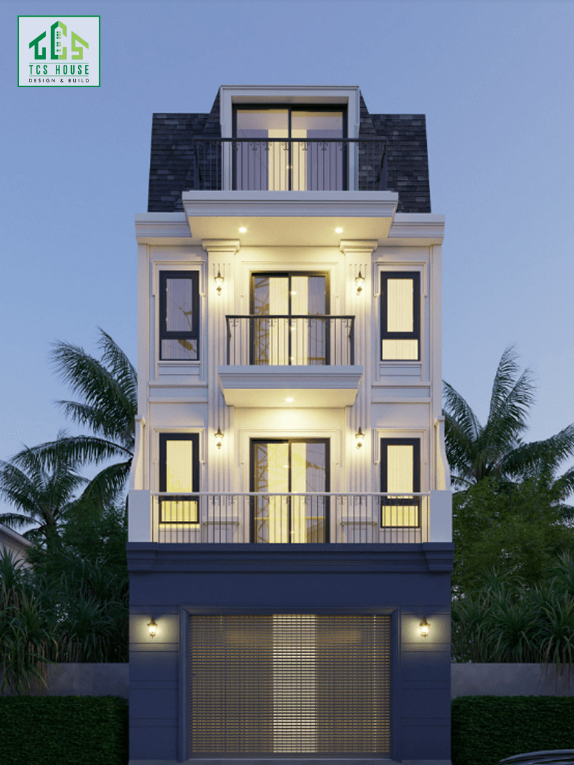 Biệt thự 4 tầng cổ điển kiểu lâu đài Biệt thự 4 tầng cổ điển kiểu lâu đài