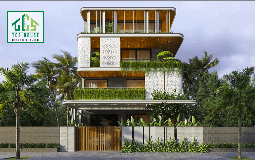 Biệt thự 4 tầng hiện đại tối giản (Minimalism)