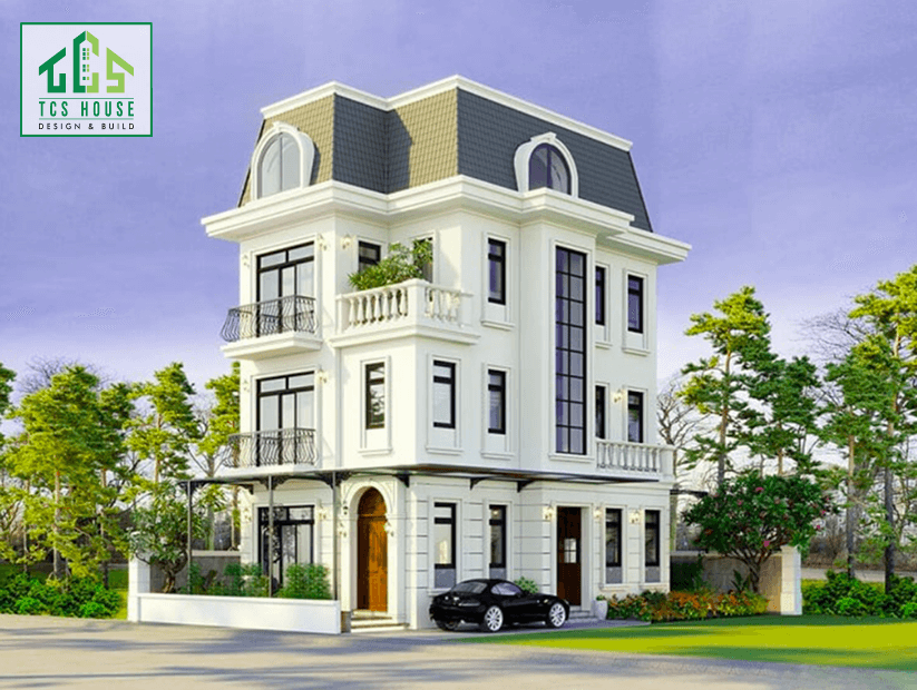 Biệt thự 4 tầng tân cổ điển kết hợp homestay cao cấp