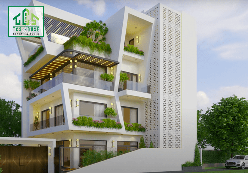 Biệt thự hiện đại 4 tầng 7 tỷ tại Hà Nội