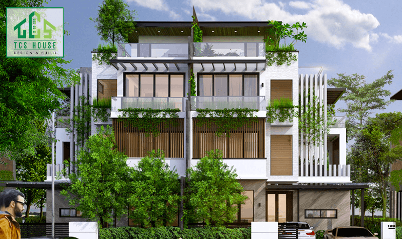 Biệt Thự Hiện Đại 4 Tầng – Kiến Trúc Xanh Giữa Đô Thị