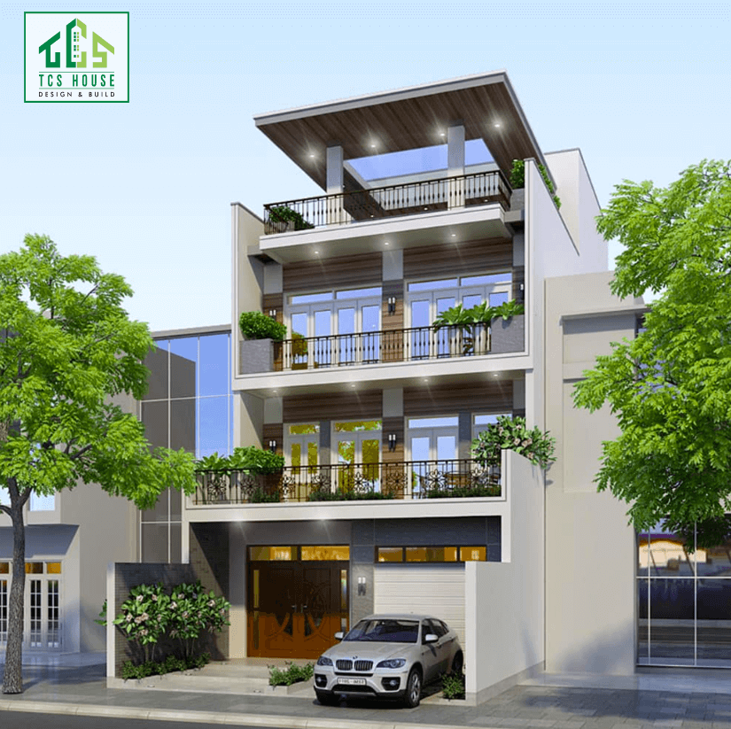 Biệt Thự Hiện Đại 4 Tầng – Tối Giản Và Tinh Tế Cho Gia Chủ Yêu Thích Sự Đẳng Cấp