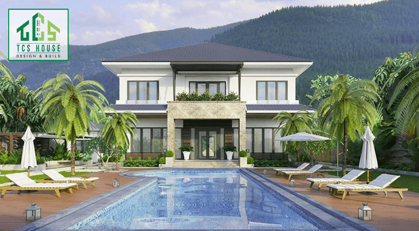 Biệt thự nhà vườn có hồ bơi