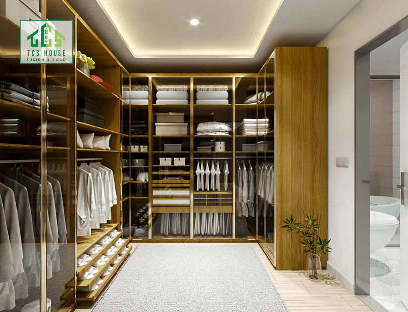 Mẫu 58: Chung cư có phòng thay đồ riêng.