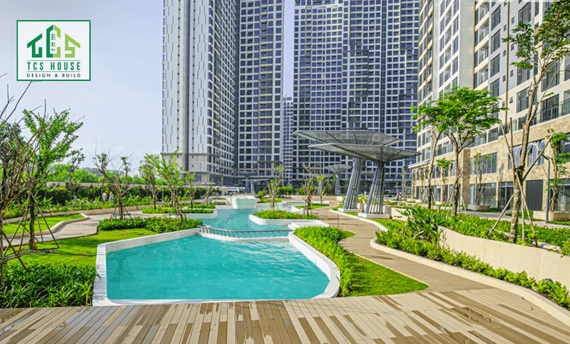 Mẫu 91: Chung cư hiện đại phong cách Futuristic.