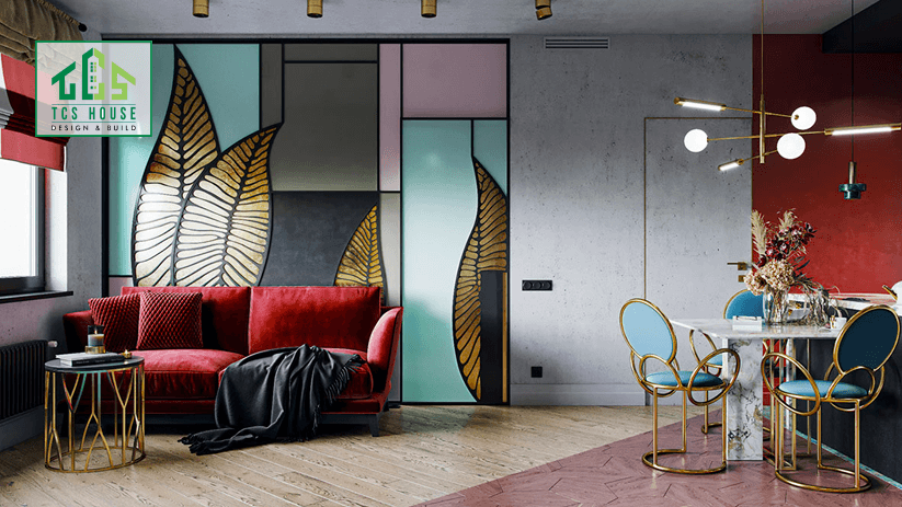 Mẫu 85: Chung cư phong cách Art Deco.