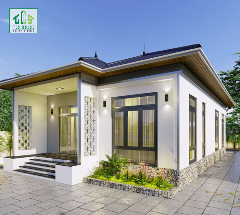Mẫu nhà cấp 4 hiện đại